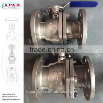 LAPAR Manual Flanged Ball Valve with Lever Handle