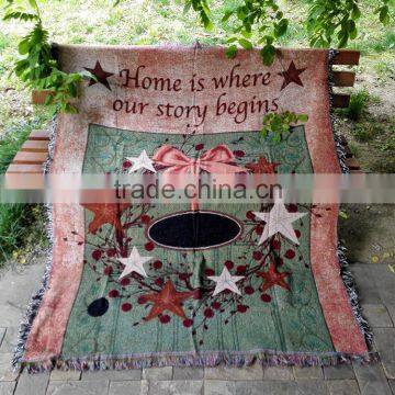 New Blanket Soft Plush Home tapestry throw Decor carpet Tassels Thick design painting colorful friendship fresh high quality