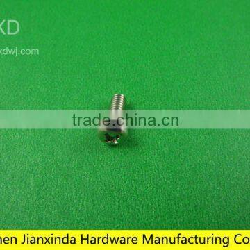 Pan head iron furniture machine screw