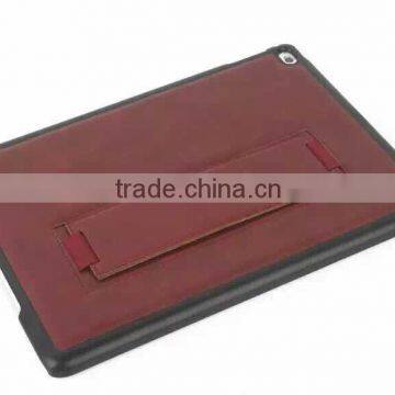 For Ipad Air 2,hand strap pattern design pu leather case,2015 the most popular leather case