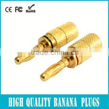 Banana socket with 24K Hard Gold Connections