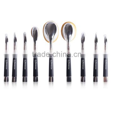 Private label makeup brushes golf shape handle makeup brush set