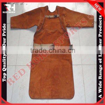 Split Cowhide Welding Jacket , Heat Protection photo-4