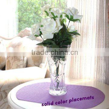 pvc table mat,solid color placemats