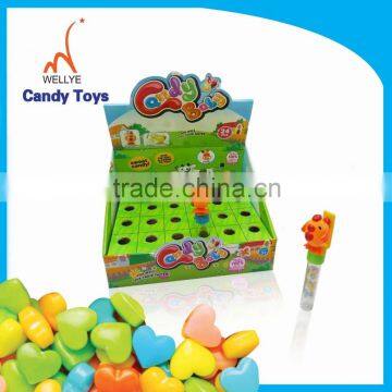 Wind up chick candy toy