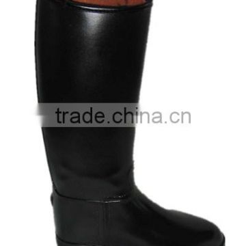 pvc leather good quality equestrian boot