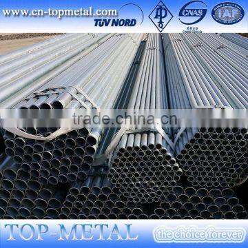 erw welded pre galvanized round pipe manufacture