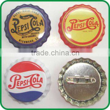 Tinplate badge company logo badge