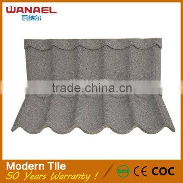 2016 cheap construct roofing material coloured glaze stone coated steel roofing tile with low price