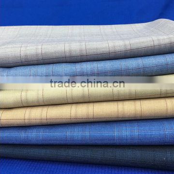 High quality check printed polyester/cotton fabric for outdoor clothing