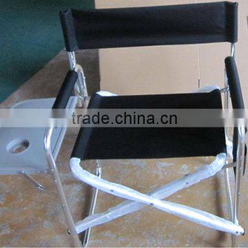 Aluminium Folding Director Chair with Cup Plate and Paper Bag