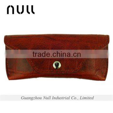 Vintage style genuine leather handicraft gifts item sunglasses box