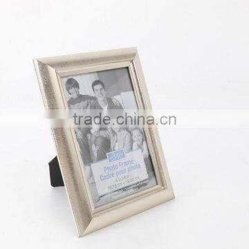 latest wood color PS plastic photo picture frame for table and wall decor