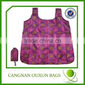 Wholesale recycled folded shoping bag