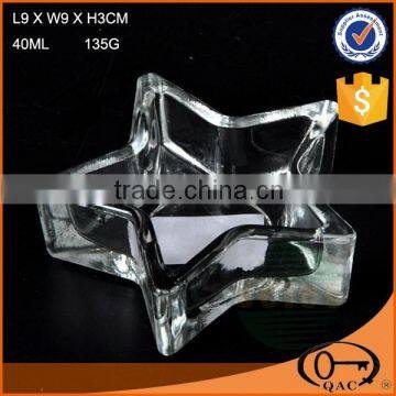 High quality glass candle holder candle jar