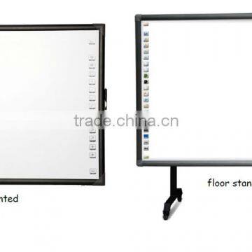 89 inch school use IR USB 10 points multi touch interactive whiteboard, anti-glare interactive whiteboard