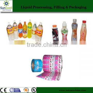 Mineral water plastic bottle label printing