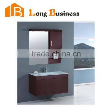 LB-JL2124 Modern wooden European lacquer bathroom vanity with side cabinet