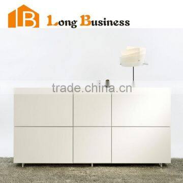 LB-VW5081 White lacquer handless living room woodern sideboard