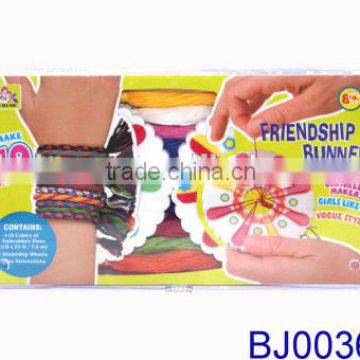 Girls diy friendship bracelet colorful handmade rope bracelet