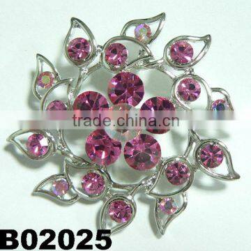 Wedding bridal bouquet flower crystal brooches pins