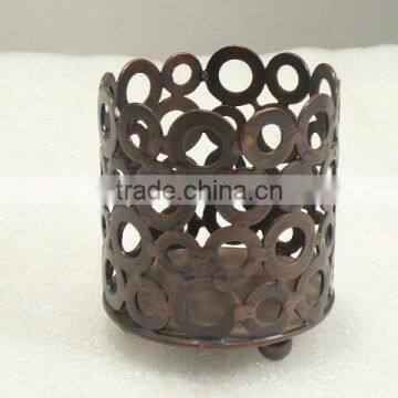 Wought Iron Candle Holder