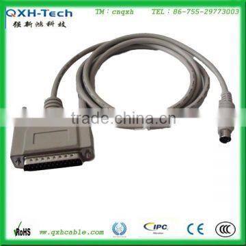 Hot selling Mini din9 DB connector DB25 to mini din adapter cable