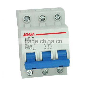 DZ47-63 3P mcb mini circuit breaker factory in Wenzhou with competitive price