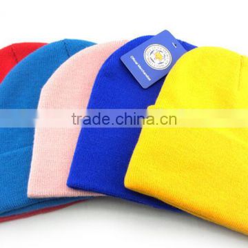 Fashion Custom Knitted Acrylic Winter Beanie Plain Blank Toque Beanie Hat