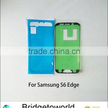 Frame Adhesive For Samsung S6 Edge battery door housing Adhesive Sticker S6 Edge Lcd Bezel