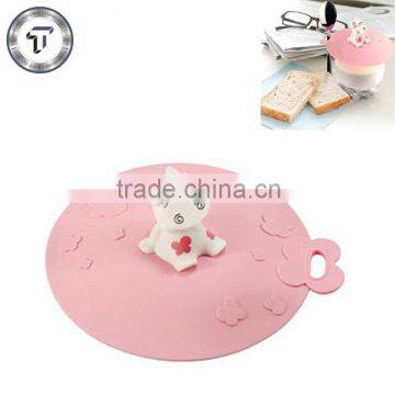 Promotional gifts cute calf silicone stretch lids