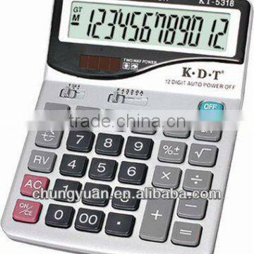 12 digits desktop scientific calculator KT-5318