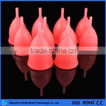 Soft Lady Silicone Menstrual Cup, Colorful Period Cup photo-3