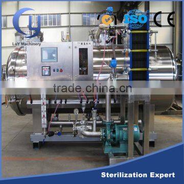 Full automatic electric and steam spray retort machine