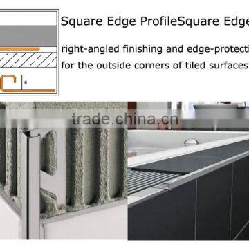 Stainless Steel Square Tile Trim