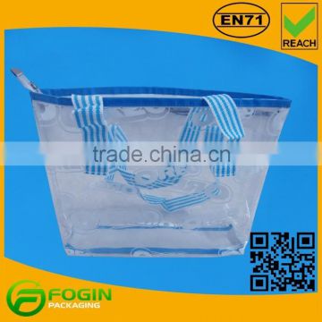 ziplock pvc beach bag with handle