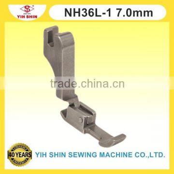 Industrial Sewing Machine Parts NECCHI Machine Hinged Feet For Needle Feed Machine NH36L-1 7.0mm Presser Feet