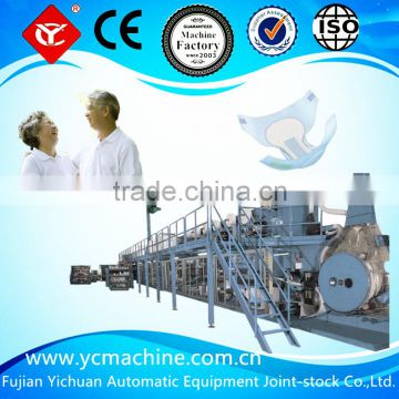 half-servo adult diaper making facility made in China (YC-CNK250-HSV)