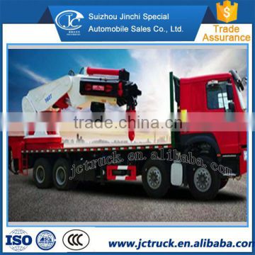 The electric control 180T howo sino 8x4 Lorry-mounted crane large goods price