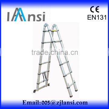 telescopic retractable step ladder