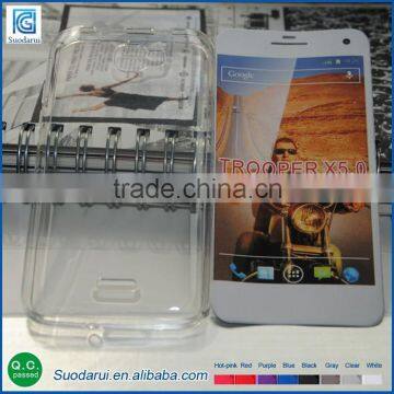 TPU Case for Kazam Trooper X5.0 Clear Flixible Soft Gel Case Mix Colors
