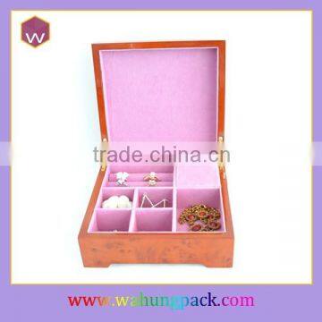 Popular jeweled music box for girls & musical trinket wooden box