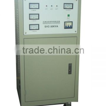 20kva 30KVA SVC three phase high accuracy full automatic ac voltage stabilizers