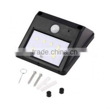 LED Outdoor Solar Sensor Wall Light With 8 LED Pure Light Control Solar Garden Light photo-6