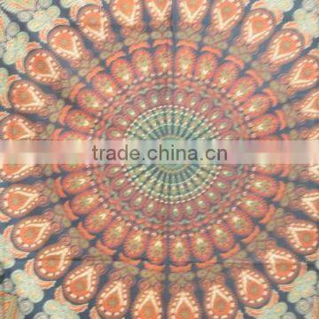 RT-630 Mandala Decorative Mandala Printed Tapestry Wall Throws Indian Decor Art Sanganeri Screen Print Bedspread Jaipur photo-3