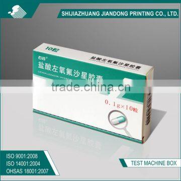 Printed paper pill box for tablet