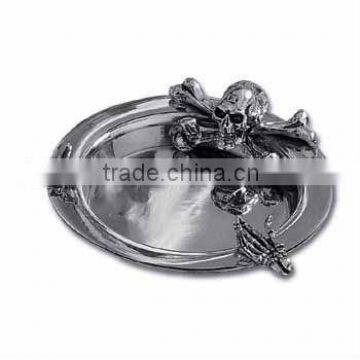 stainless steel pirate ashtray