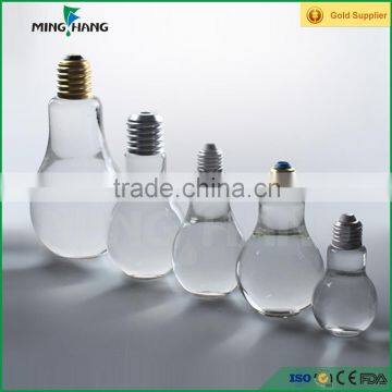100ml/250ml/300ml/400ml/750ml Bulb Shape Strange Shape Glass Drinking Bottles for Beverage With Caps Wholesale photo-2