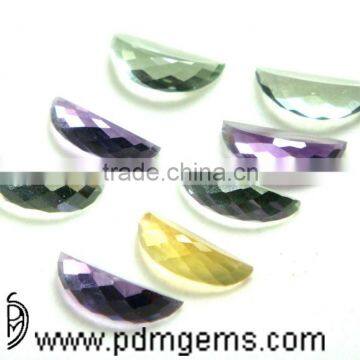 Multi Gemstones Watermelon Slice Faceted Cut Lot For Engagement Rings From Wholesaler