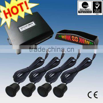 2013 Latest good feedback 3 color led car reverse parking sensor